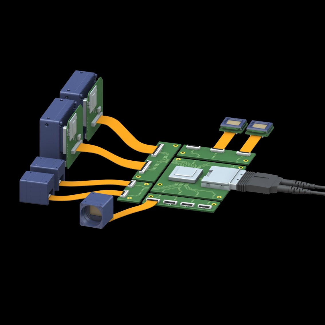 fast compact industrial system concept embedded multi camera